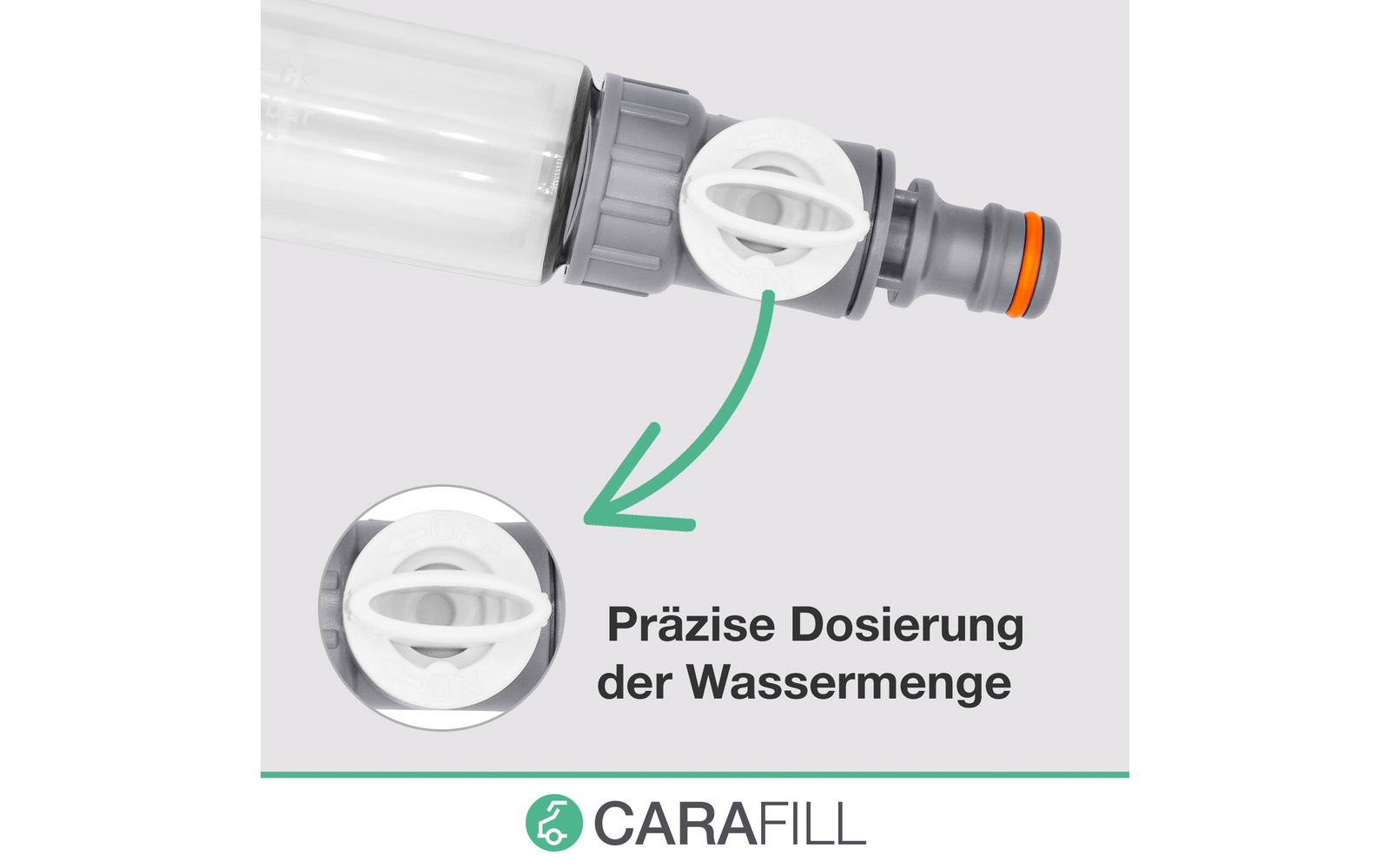 CARAFILL Befüllfilter TURN 19011 für Wohnmobil, Caravan, Wohnwagen und Boot