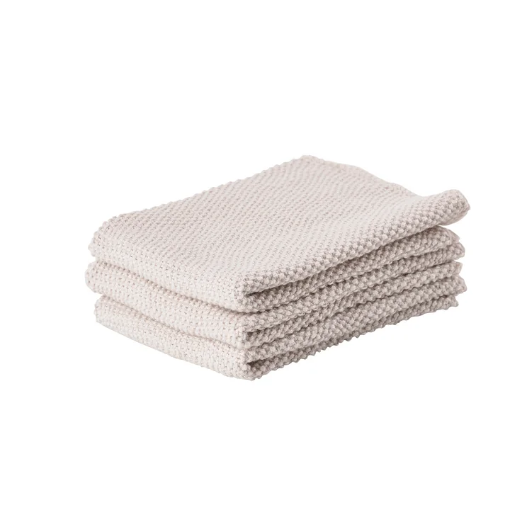 Zone Denmark - Reinigungstuch, 27 x 27 cm, warm grey (3er-Set)