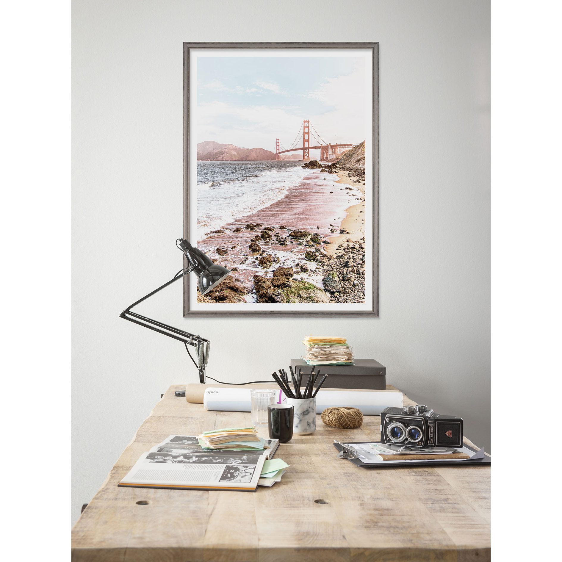 Wandbild GOLDEN GATE - 50x70 cm