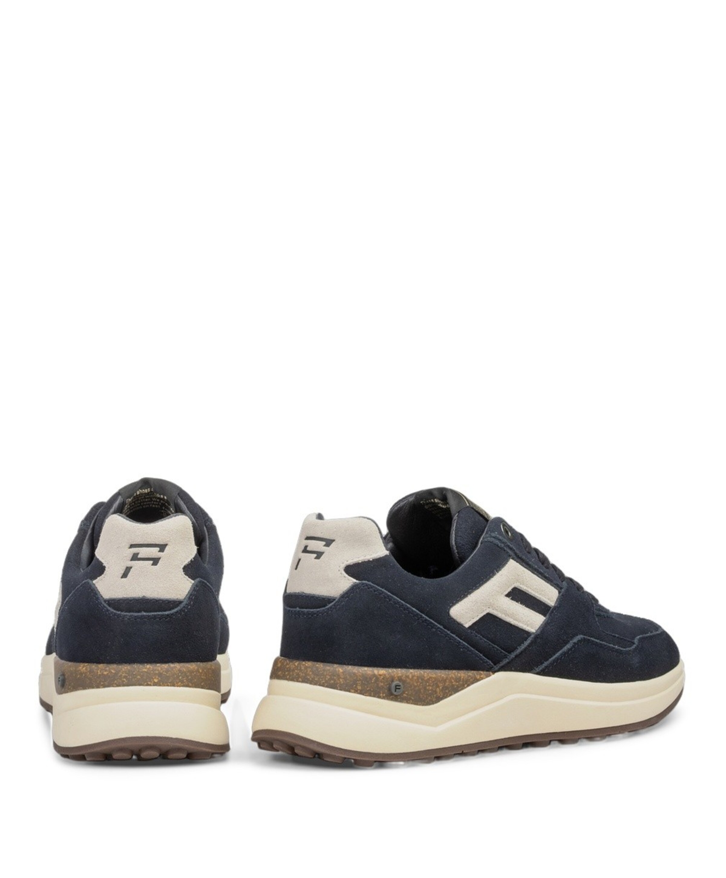 Floris van Bommel heren veterschoenen blauw