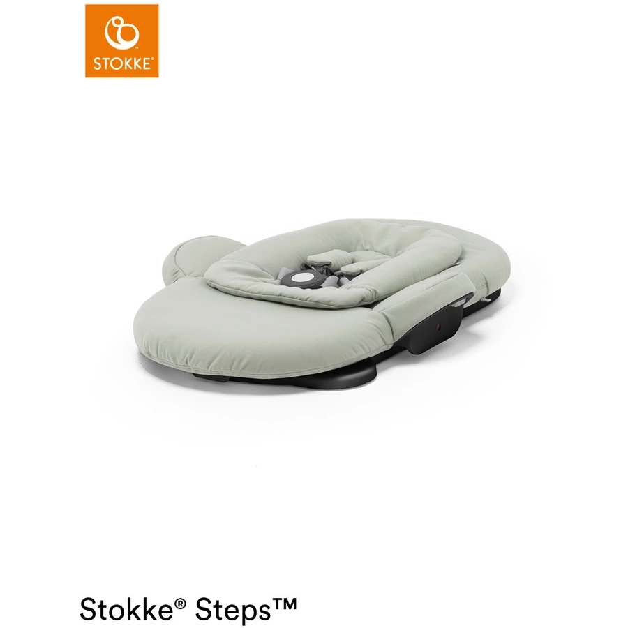 STOKKE® Steps™ Babywippe Soft Sage  Black Chassis