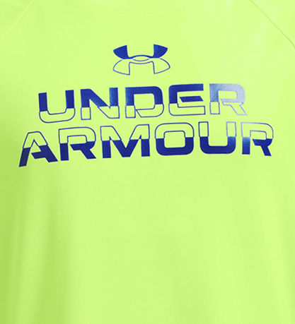 Under Armour T-Shirt - Tech Split WordMørk- Morph Green
