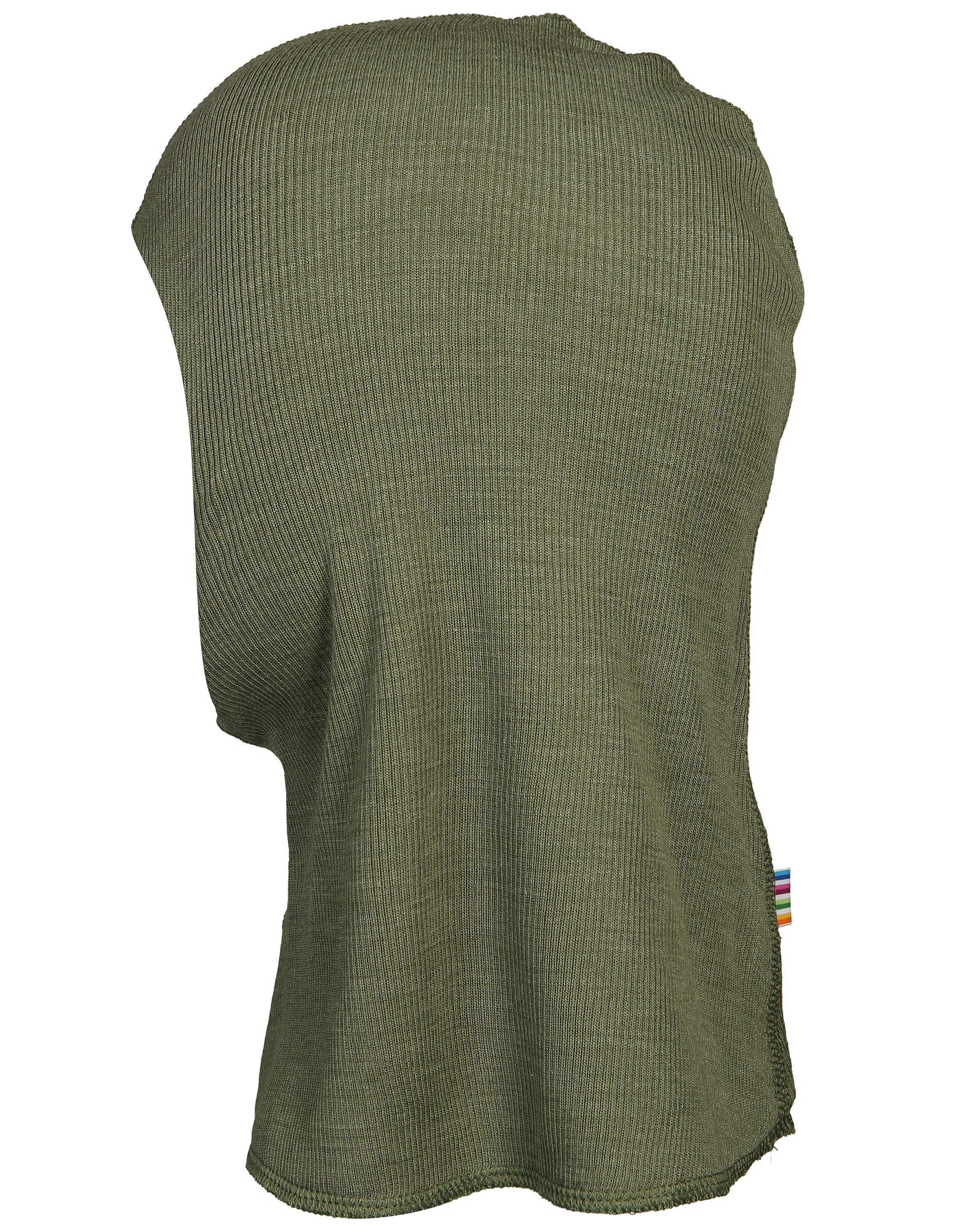 Woll-Schlupfmütze 621 - SILK mit Seide in dark sage