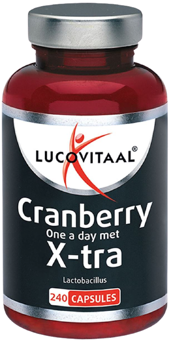 Lucovitaal Cranberry met X-tra Lactobacillus 240 capsules