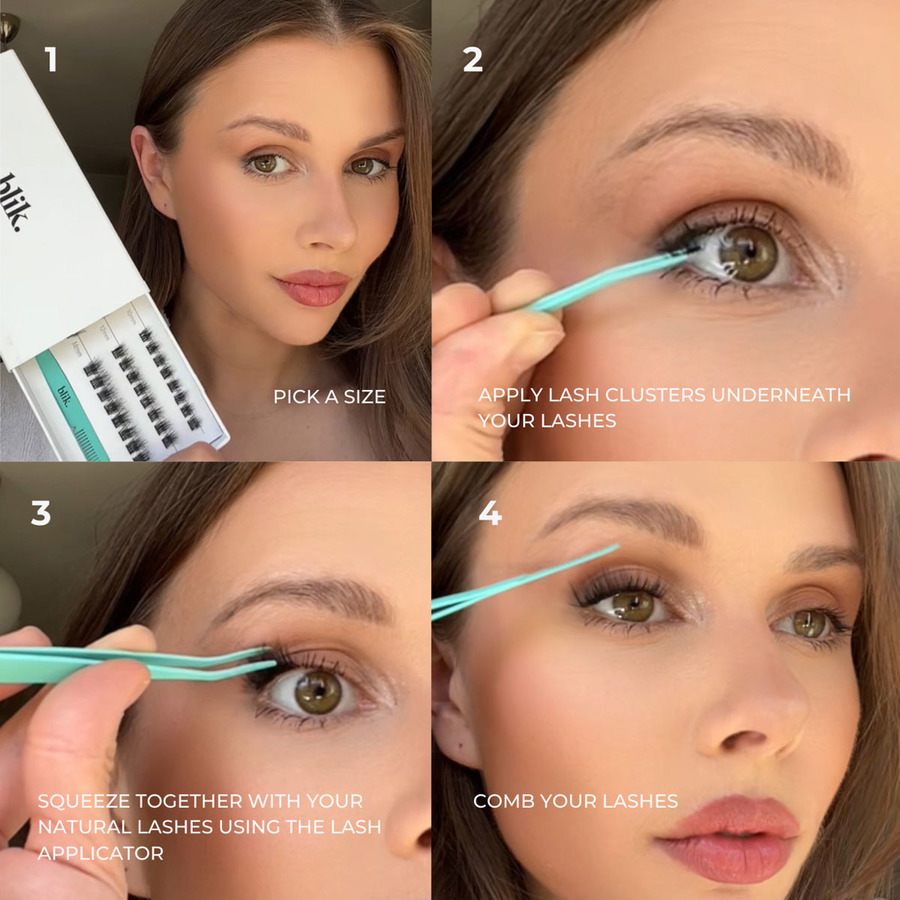 blik Press On Lash Clusters Kit Violette