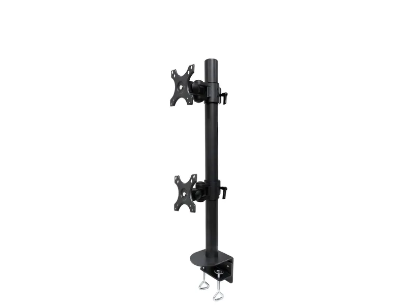 Neomounts FPMA-D960DVPLUS - Monteringssæt - for 2 LCD displays - stål - sort - skærmstørrelse: 17