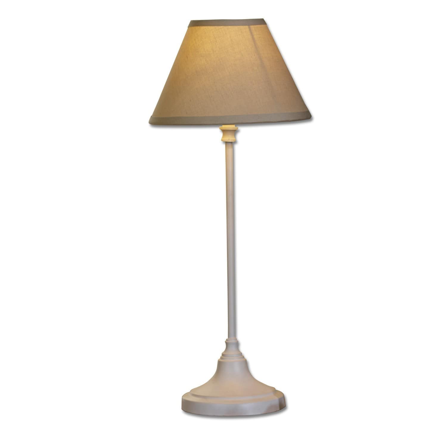 Tischlampe Swindon beige/antikweiß