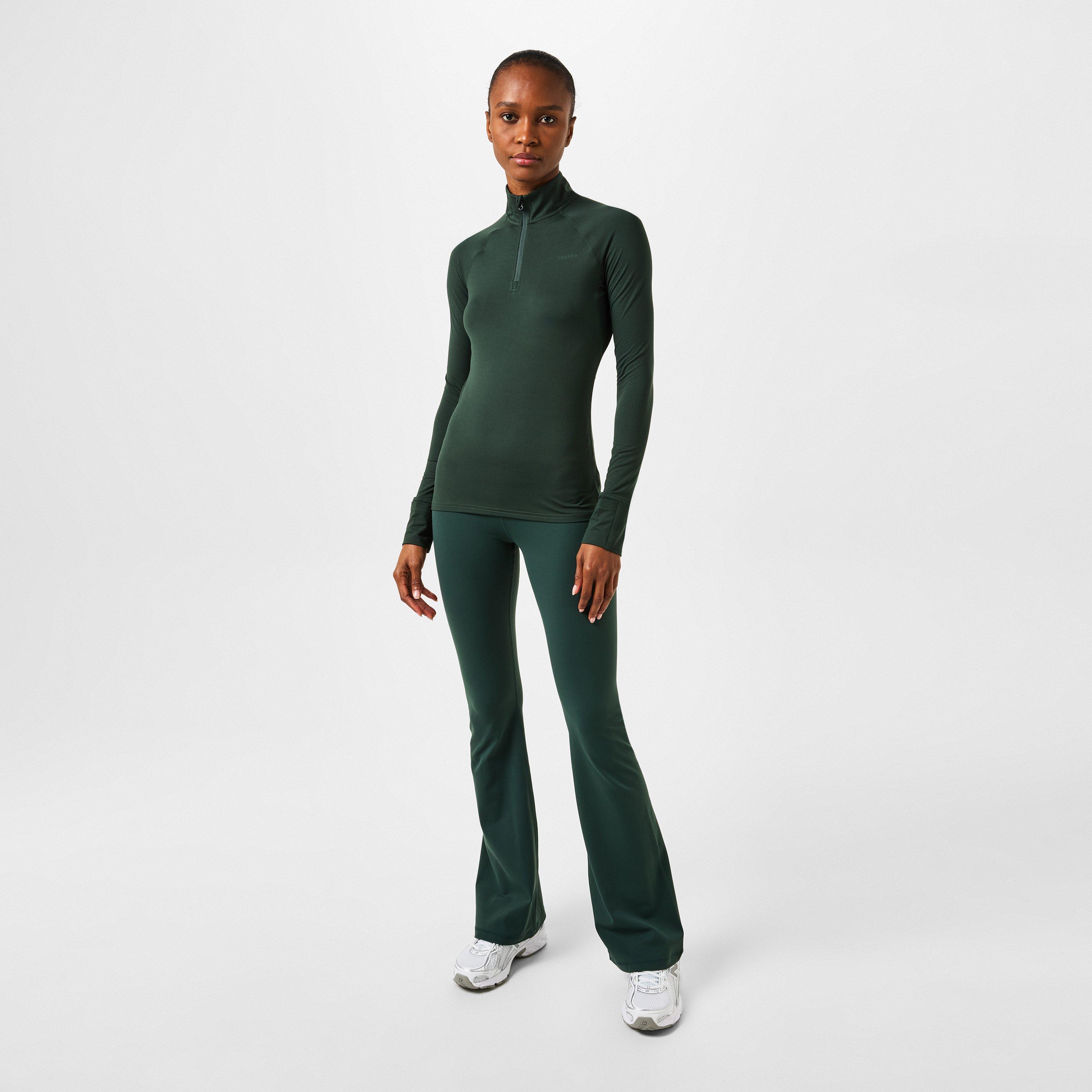 USA Pro Long Sleeve Quarter Zip Top Womens