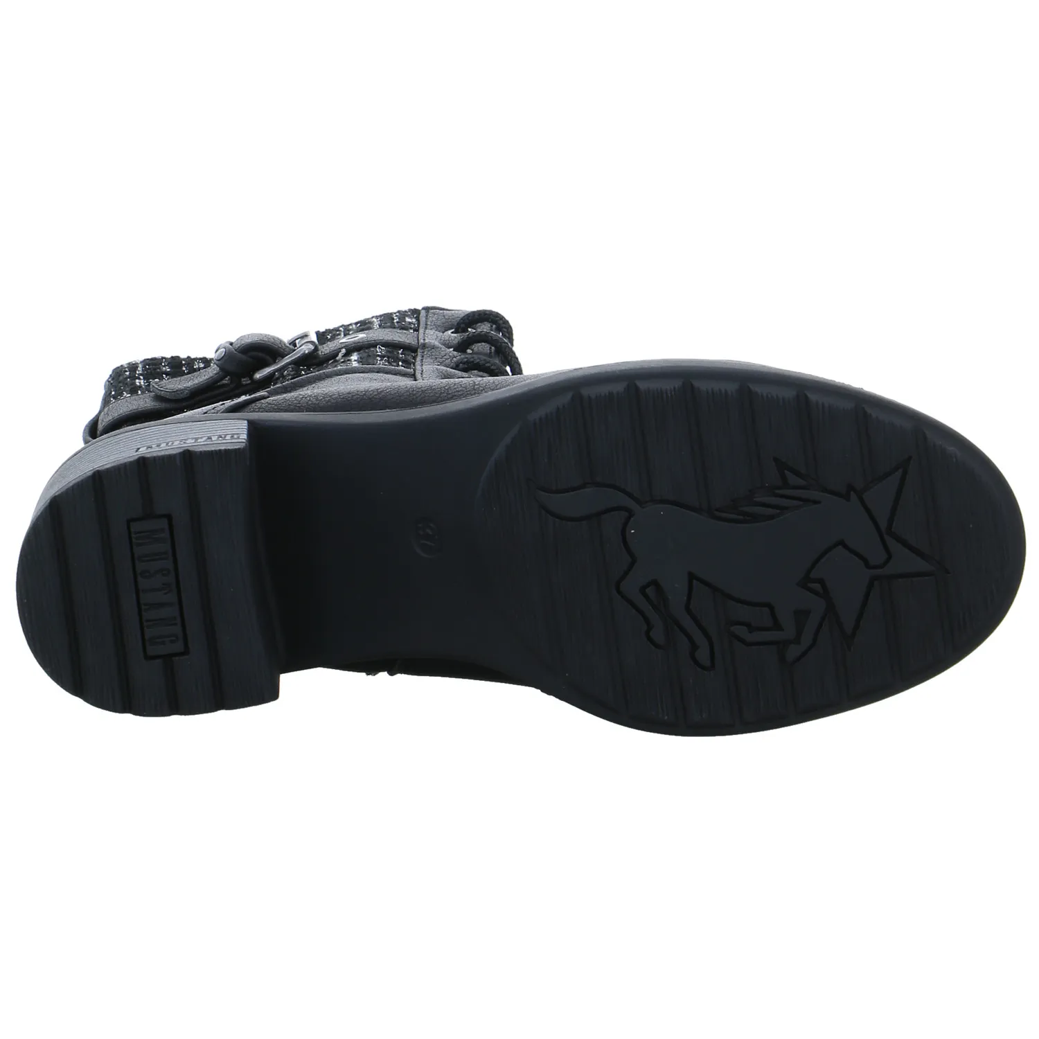 MUSTANG Stiefelette Schwarz Lederimitat
