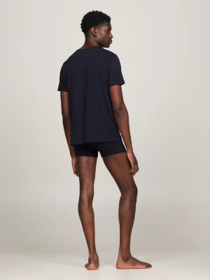 Conjunto de camiseta e sunga com cós metálico