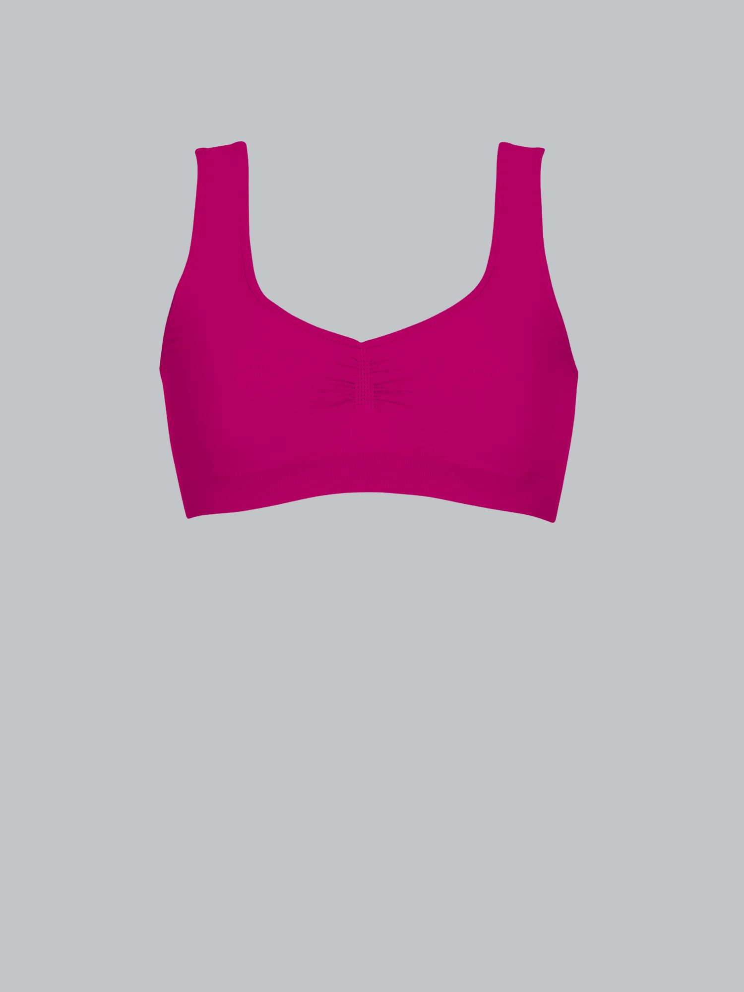 Bustier aus Polyamid/Elastan Magenta