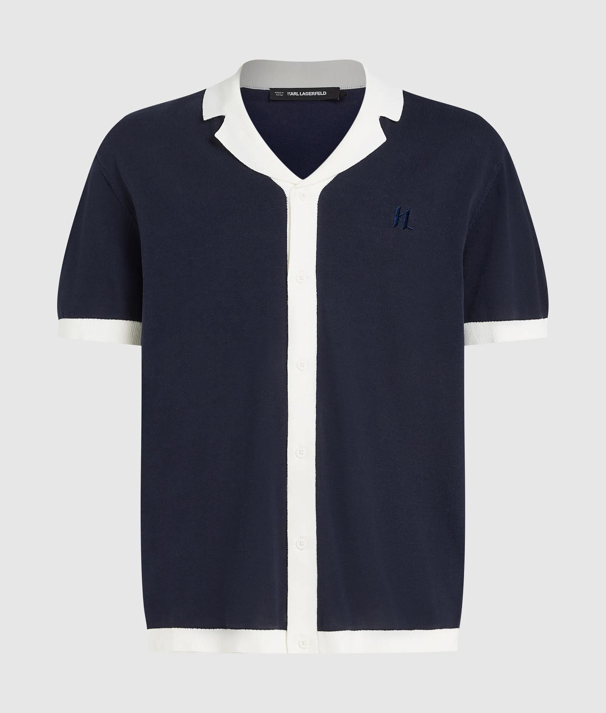Gebreide polo met Monogram