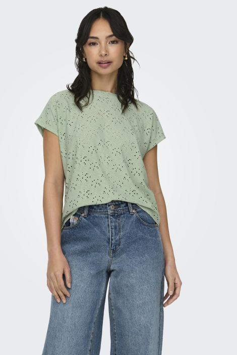 Only groene dames t-shirt