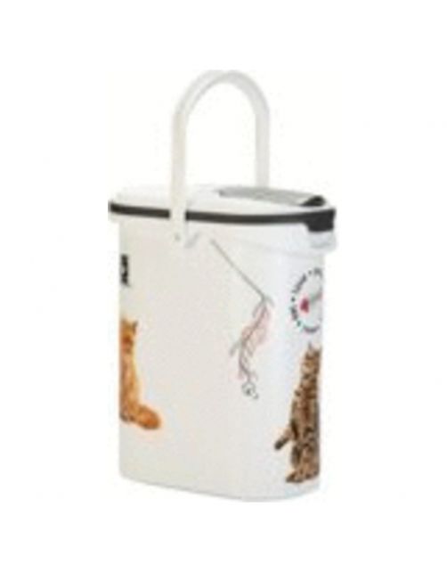 Curver Voercontainer Kat - Kattenvoerbewaarbak - 10 l