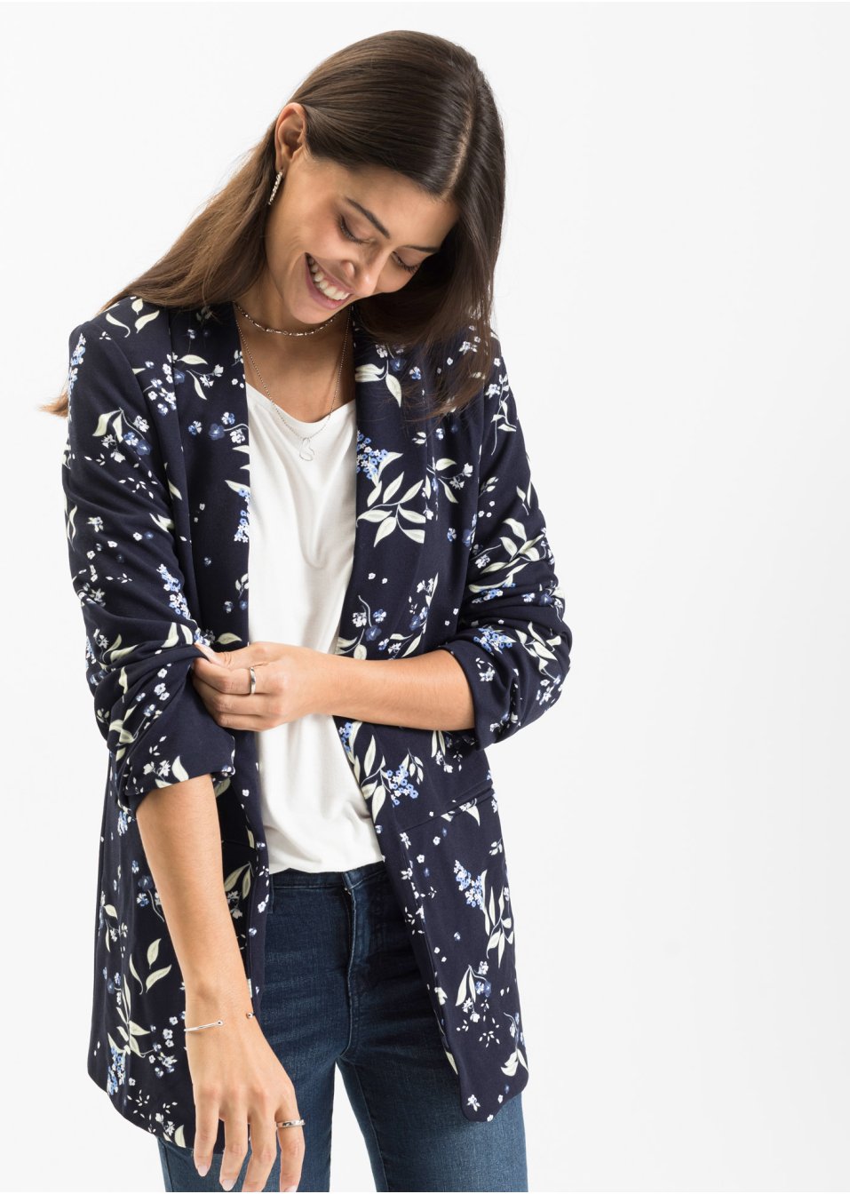 Blazer long imprimé