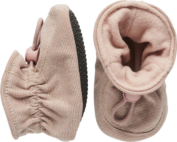 Melton Booties - Glitter Alt rosa