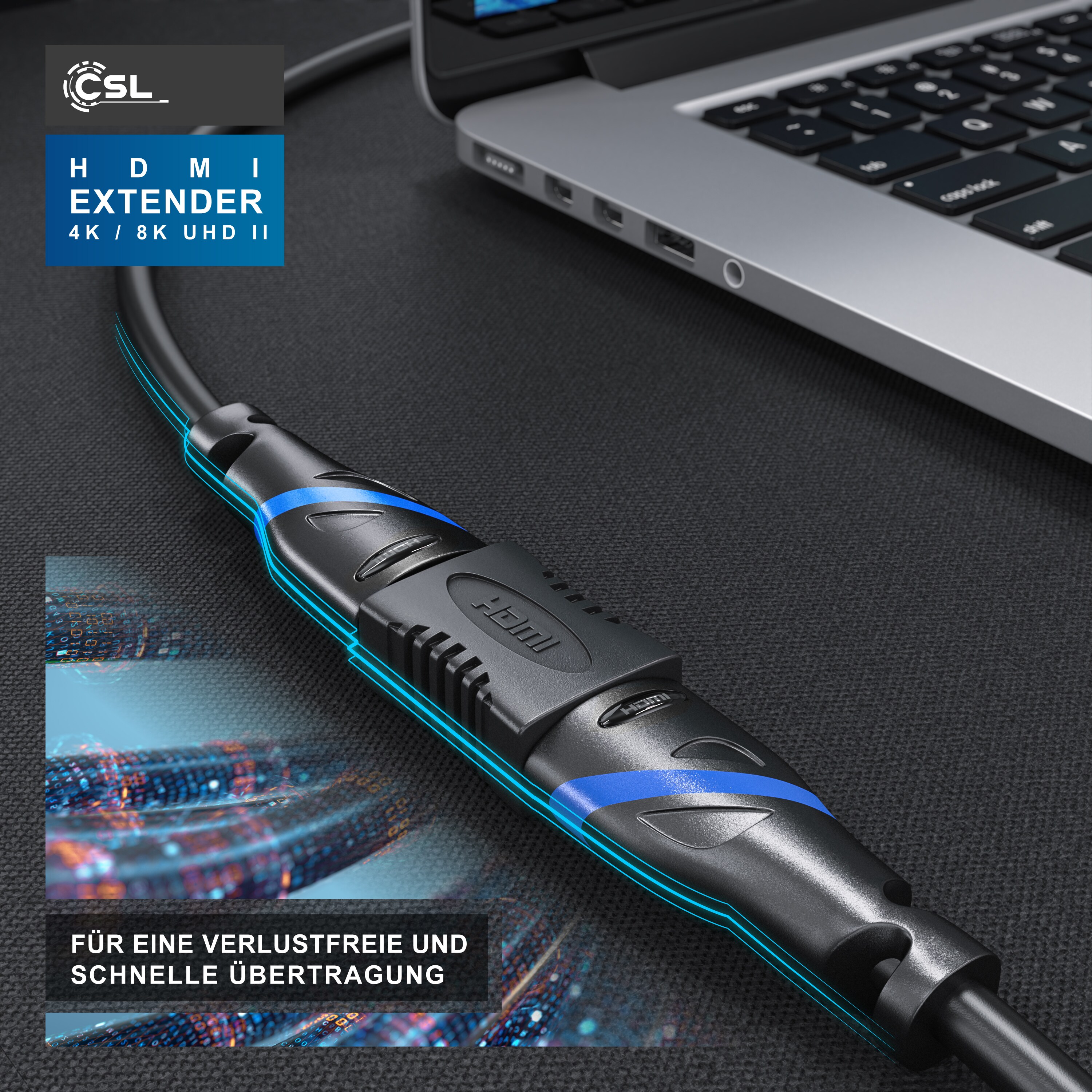 CSL HDMI-Adapter, Full HD - Verlängerung - Kupplung, HDMI-Buchse zu HDMI-Buchse