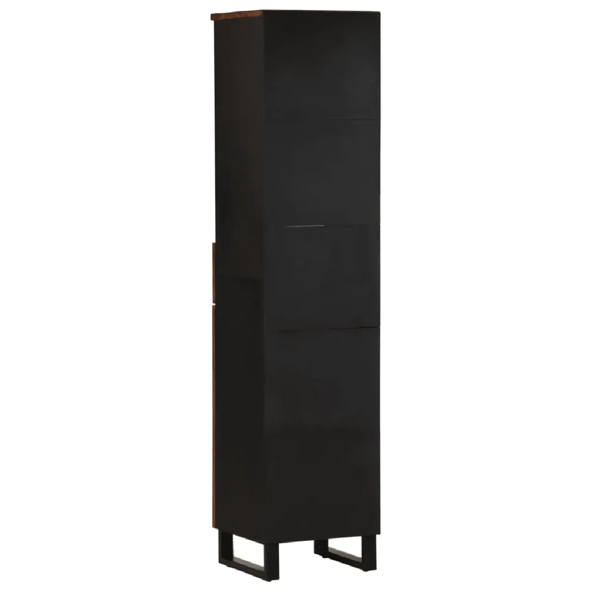 vidaXL Armoire de salle de bain bois massif récupération