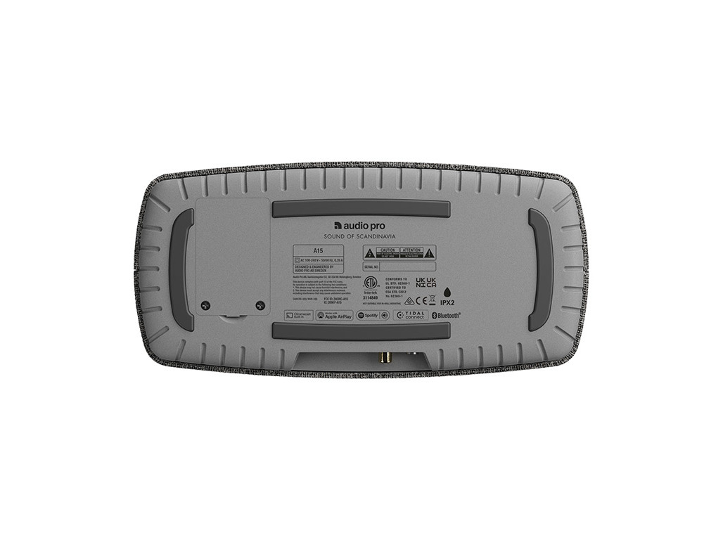 COLUNA WIFI/BT AUDIO PRO A15 CINZA ESCURO