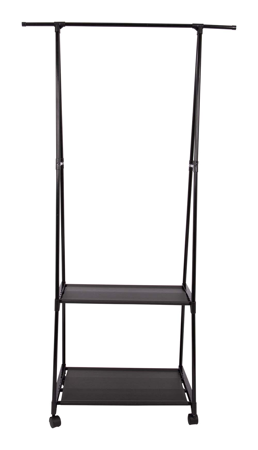 Bo-Camp Spirit metalen kledingrek - Black