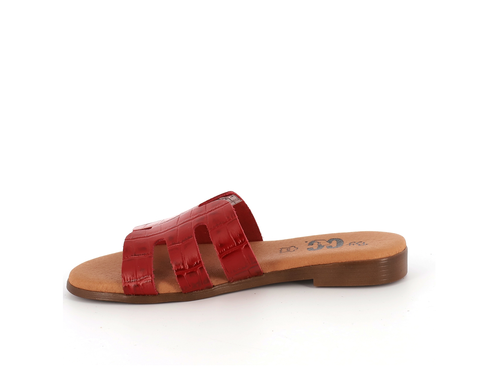 Chaussures du chateau-9176 Cuir Rouge