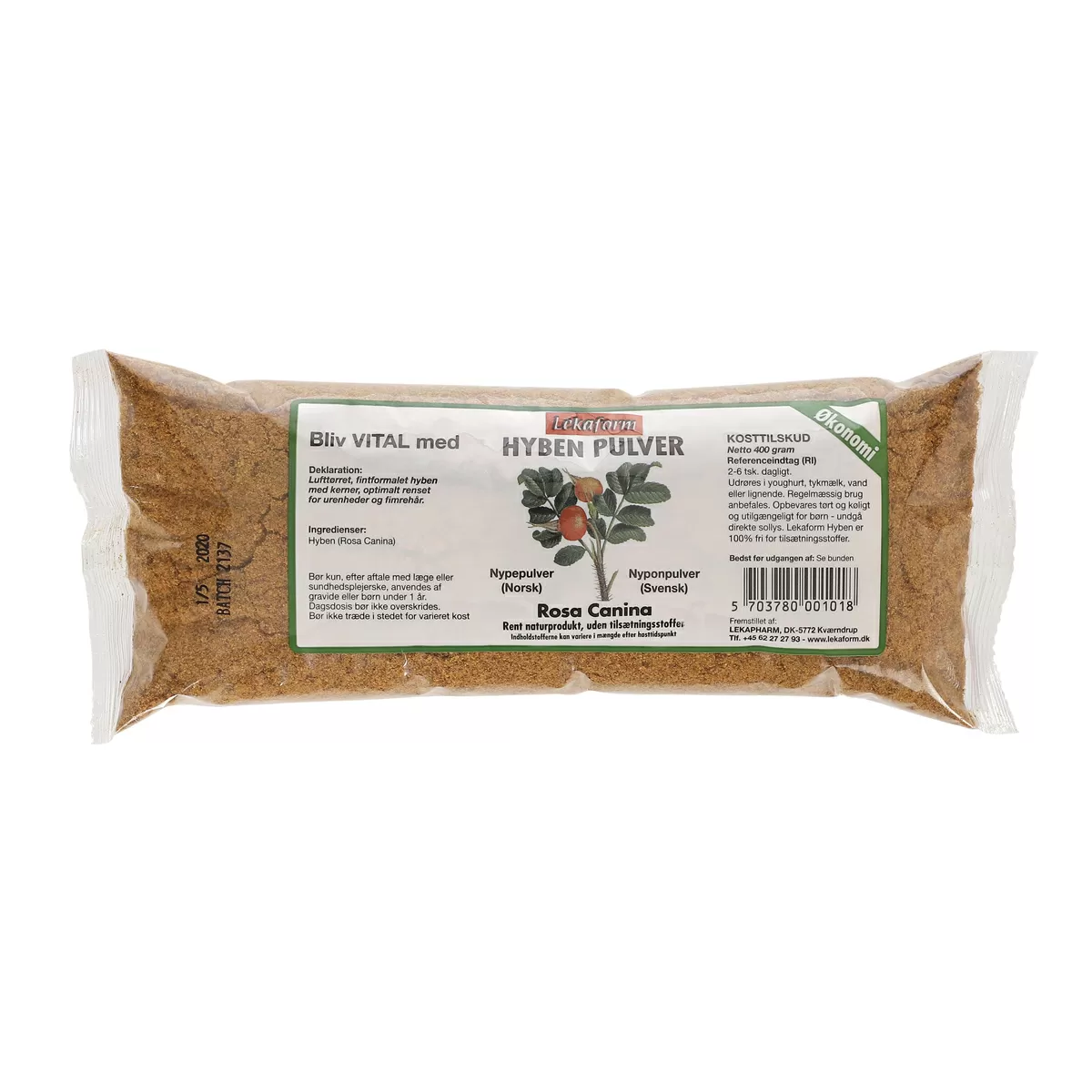 Lekaform Hybenpulver - 400 g