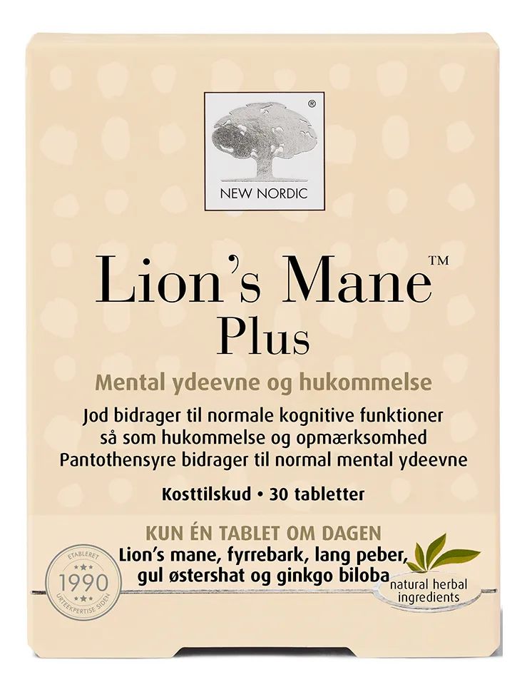 New Nordic Lions Mane Plus - 30 tabl.