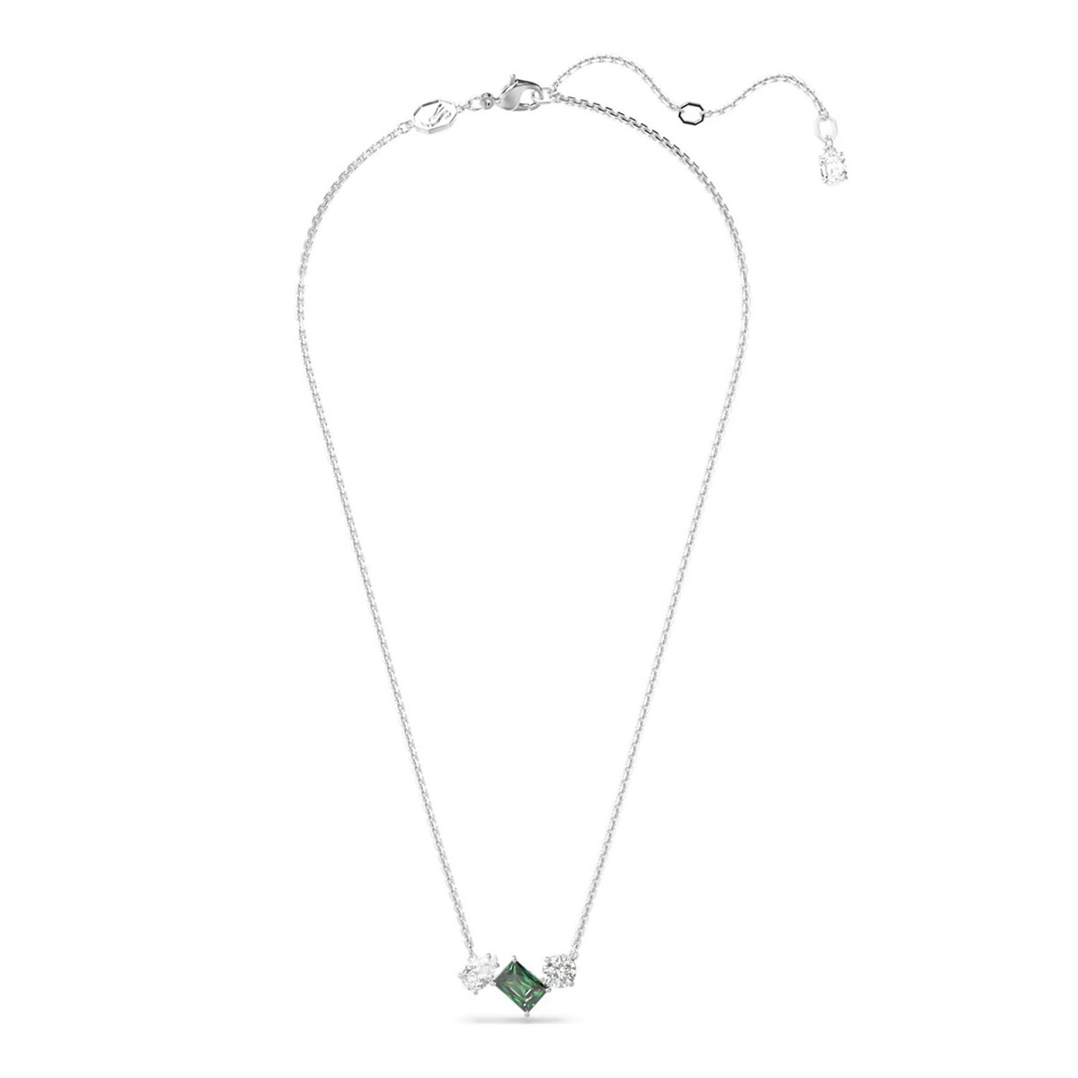Collier Swarovski Mesmera cristal vert