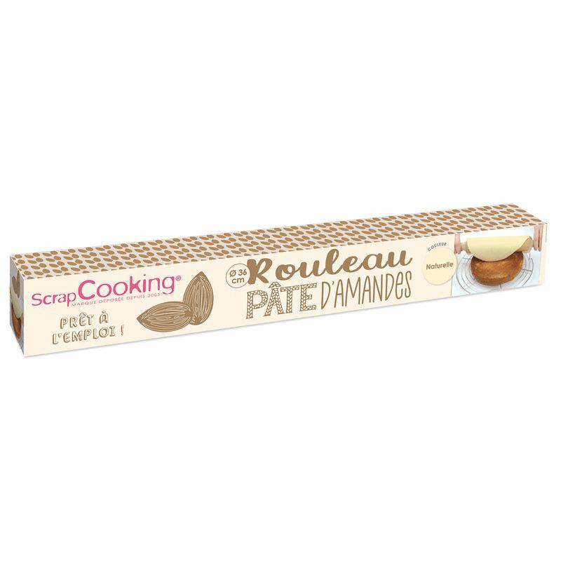Pâte d'amande en rouleau - Naturel - 300 g Scrapcooking