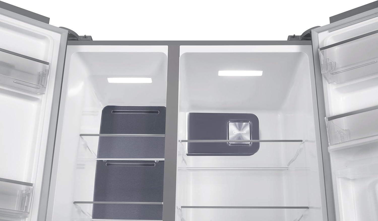 Bauknecht SBS C90 BL Dual Cool Total NoFrost Side by Side Kühlschrank / 532 Liter Nutzinhalt / 177 cm Höhe/Inverter Kompressor/Superkühlfunktion, schwarz