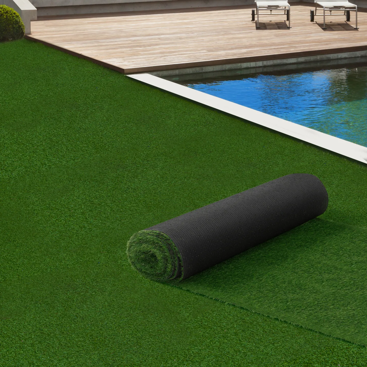Gazon synthétique artificiel 1x10 M 20 mm pour jardin et balcon
