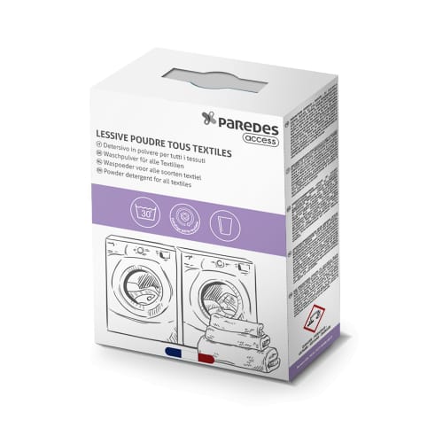 Lessive poudre tous textiles Paredes Access boîte de 5kg