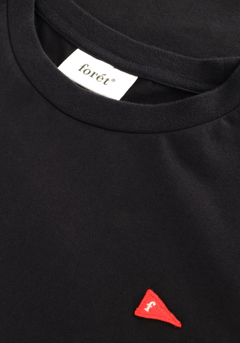 zwarte forét t-shirt flag t-shirt