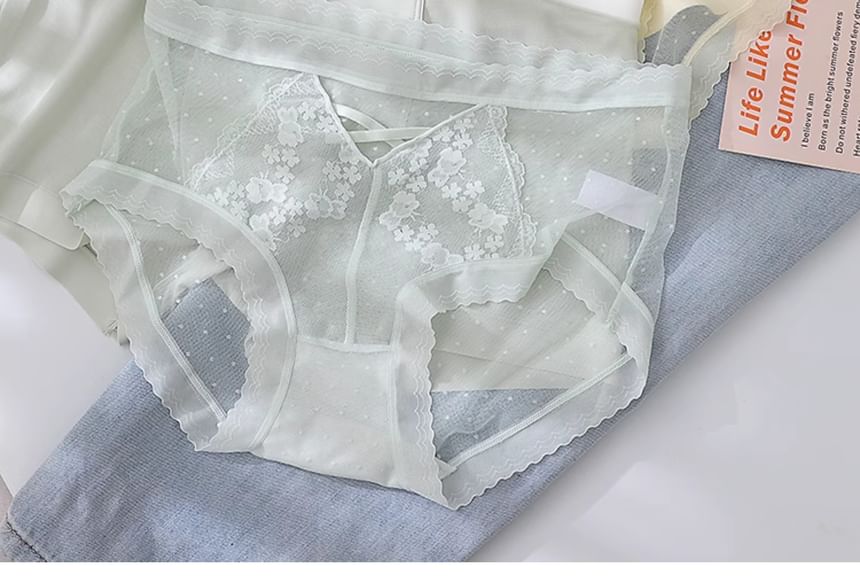 Pancherry - Matching set voor koppels: boxershort met letters + kanten slip