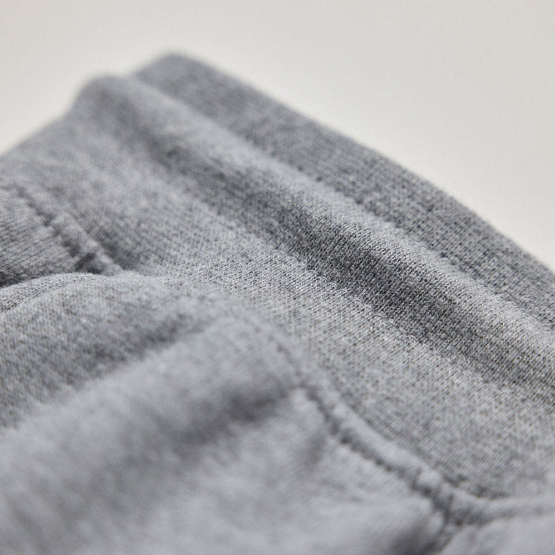 Sweatshorts Herren aus Bio-Baumwolle Hellgrau