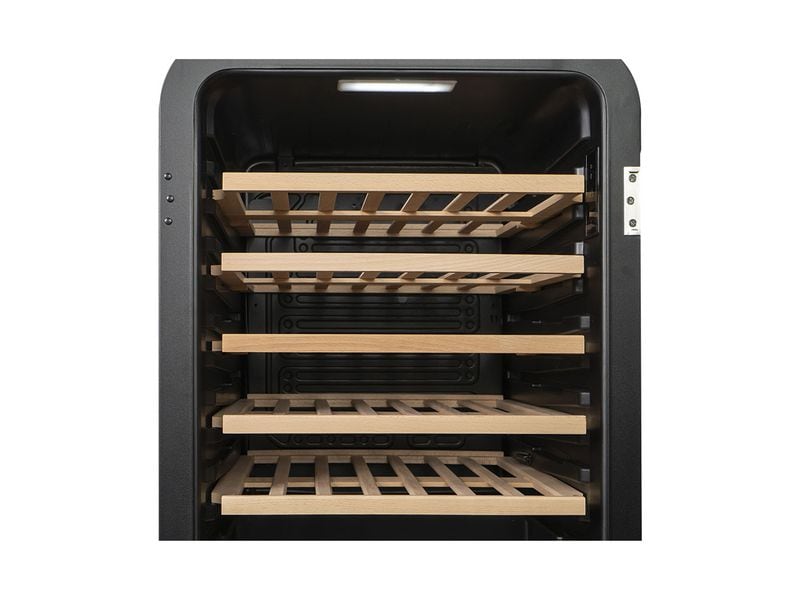 Kibernetik Weinkühlschrank WKH49S Rechts, Schwarz Weinklimaschrank