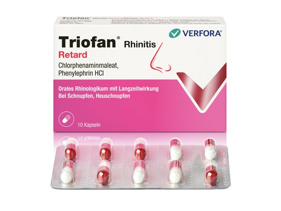 TRIOFAN Rhinitis retard Kaps Blist 10 Stk