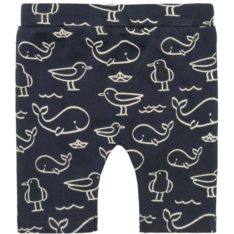 STACCATO Leggings marine gemustert