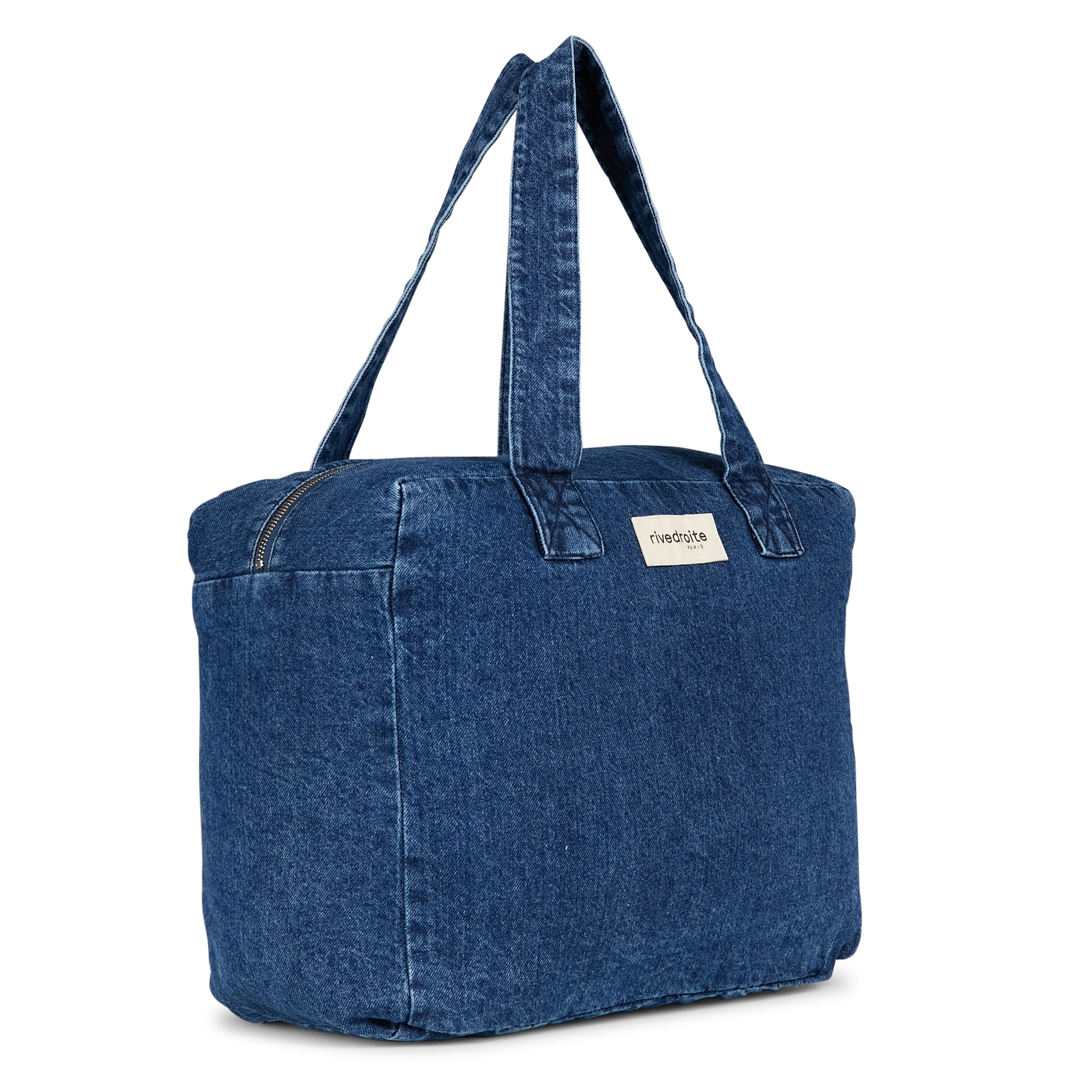 CELESTIN - Sac week-end en denim de coton | Bleu