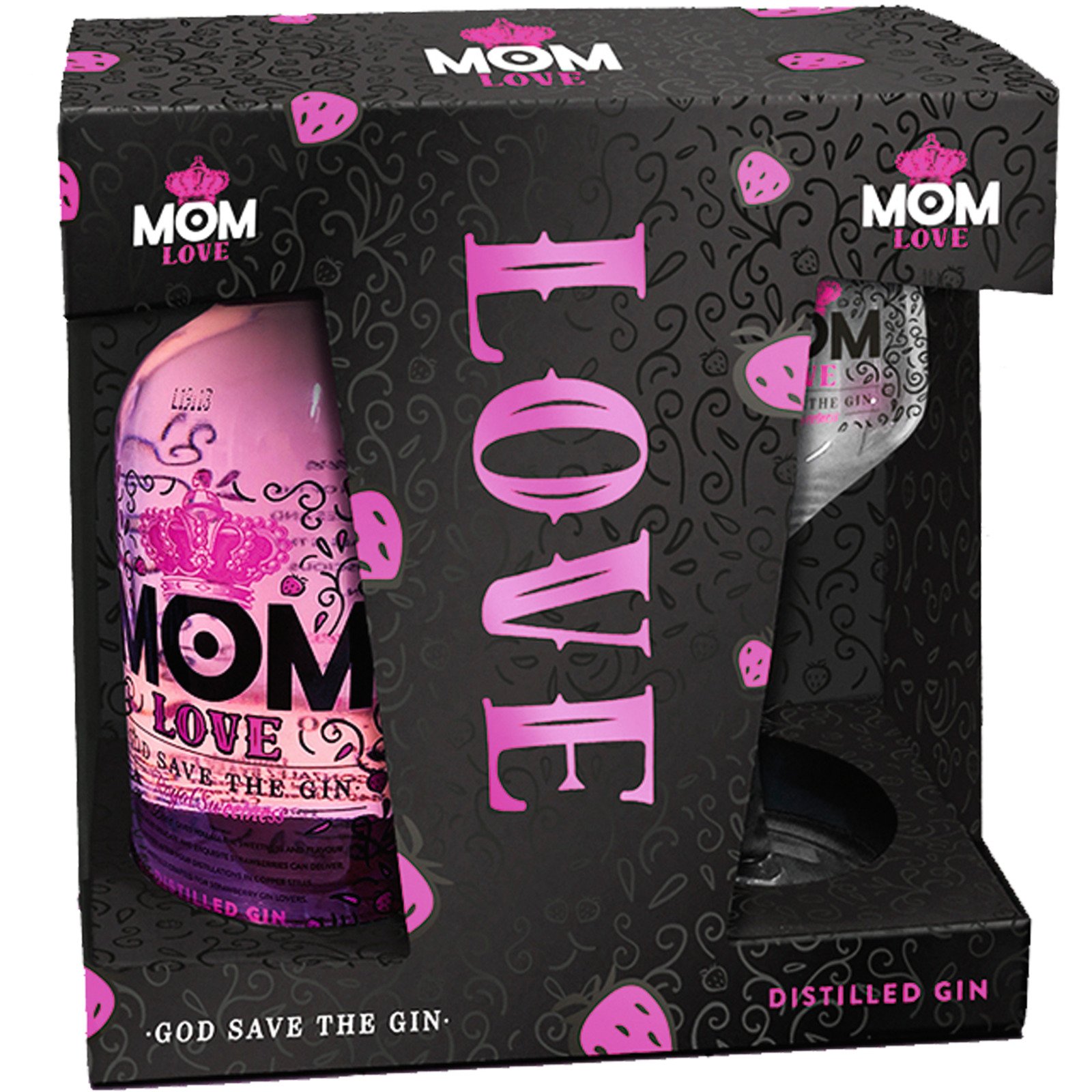 Mom Love Gin mit Glas 70 cl