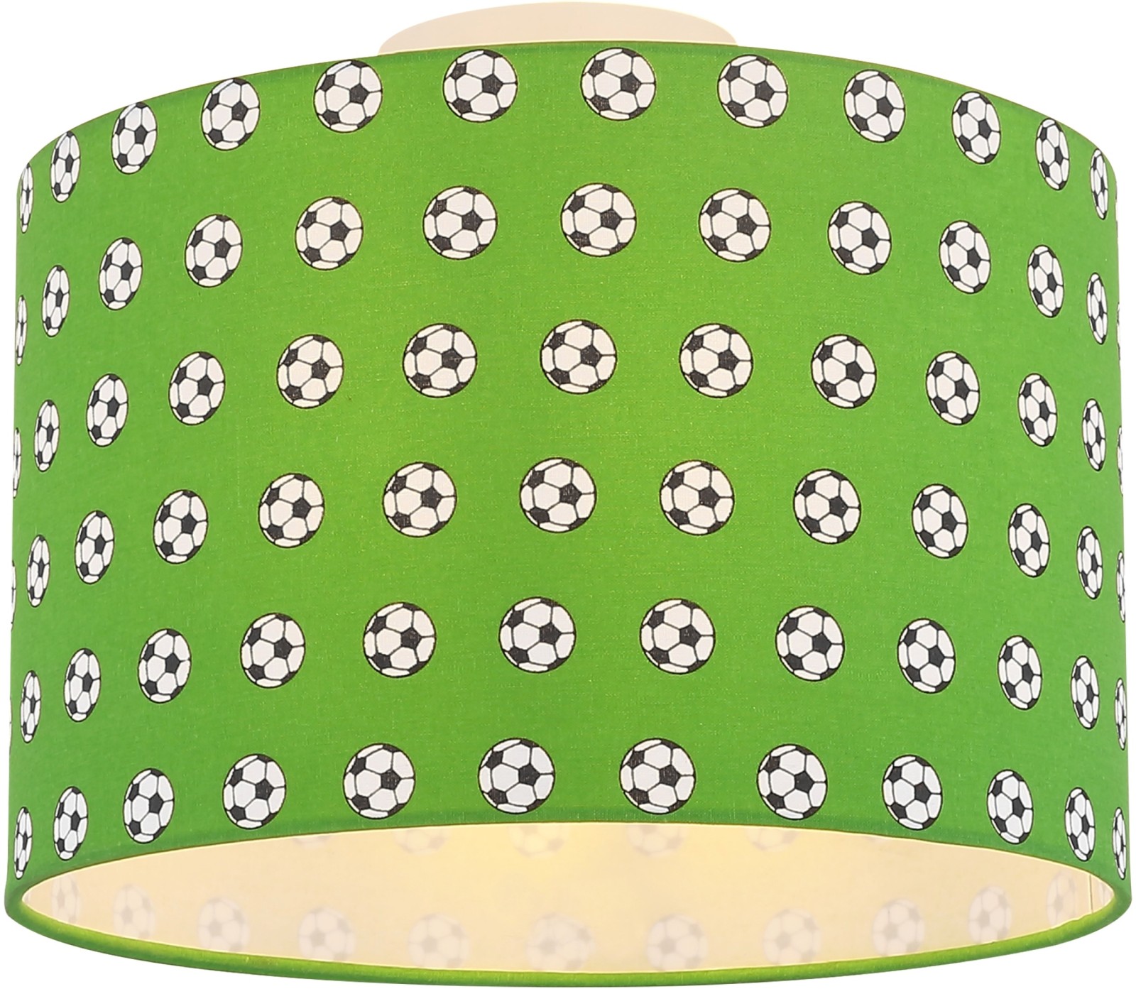 Deckenlampe - weiß-grün - Fußball - 30 cm breit