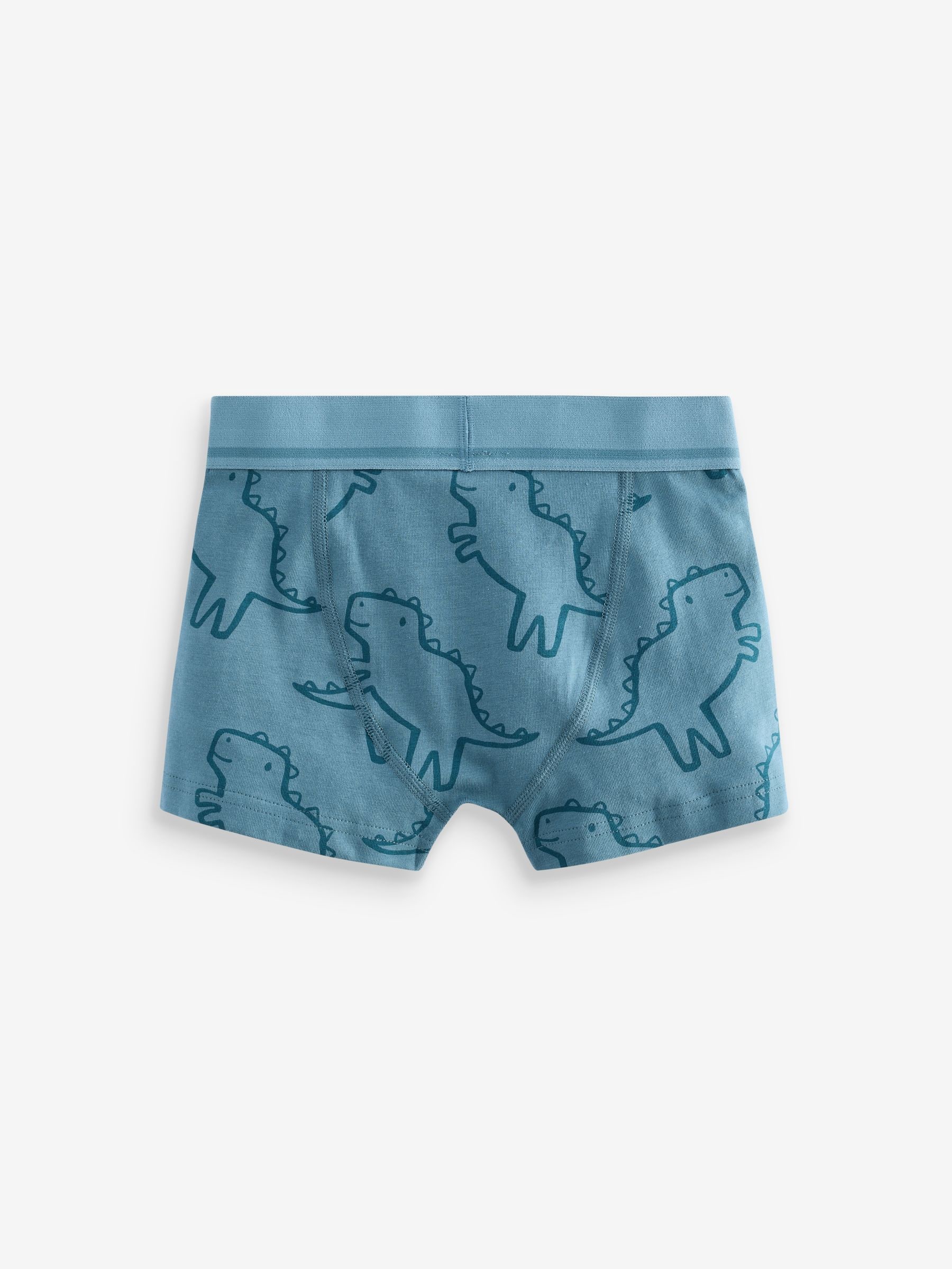 Lijntjes en dinoprint - Verpakking van 5 trunks met motief (1,5-16jr)