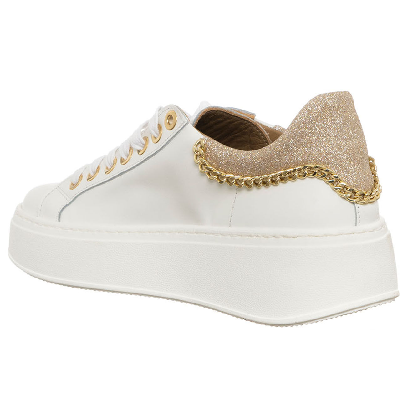Loretta Pettinari Sneakers Aidoli blanc/doré
