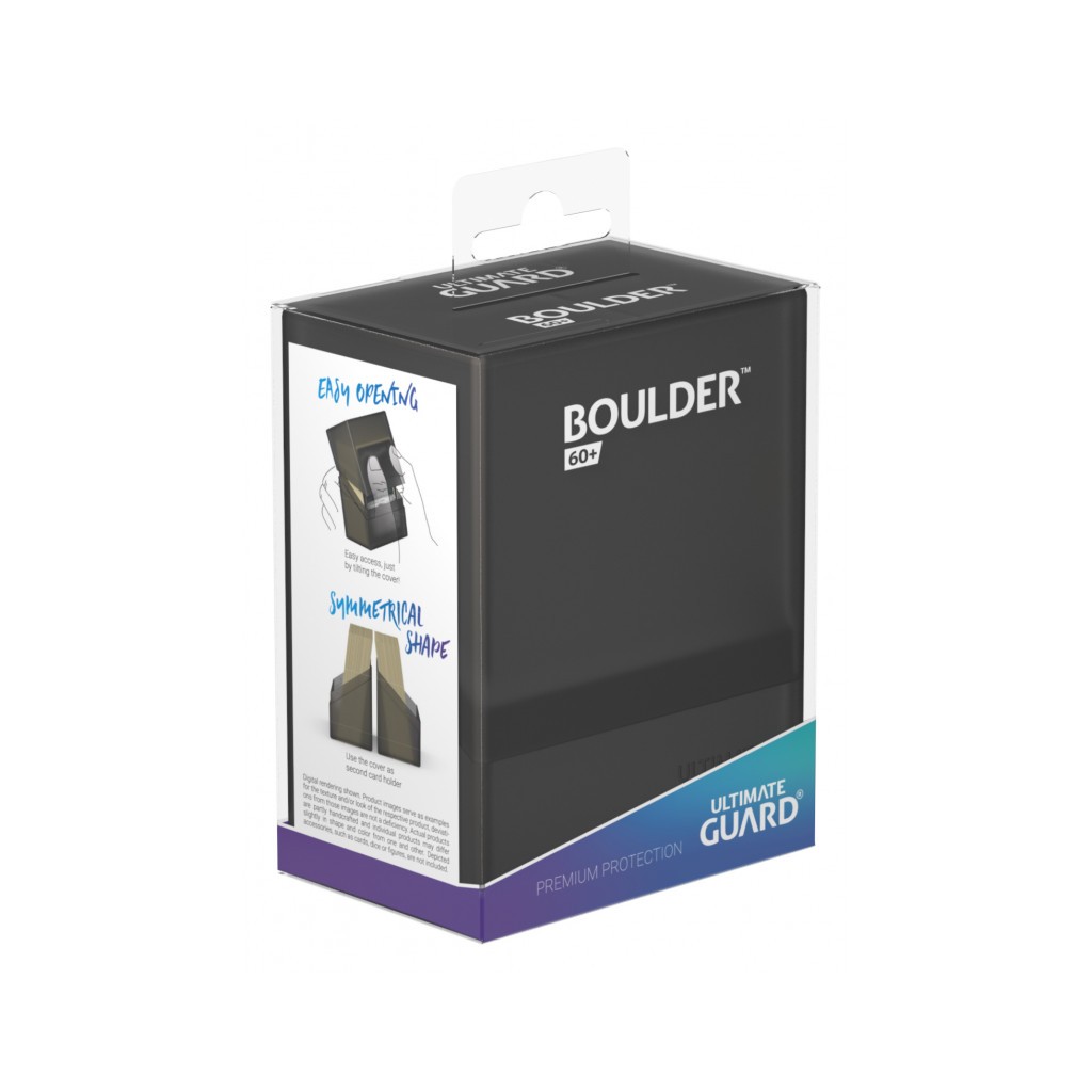 Ultimate Guard Boulder™ Deck Case 60+ taille standard Onyx