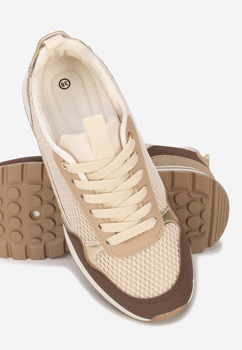 Baskets pour femme bruns Helenia