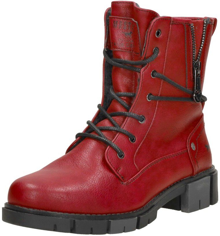 Mustang Veterschoenen Hoog rood