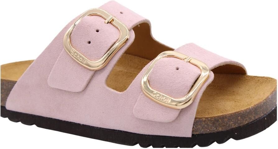Scholl Noelle imitatieleren leren slippers lichtroze