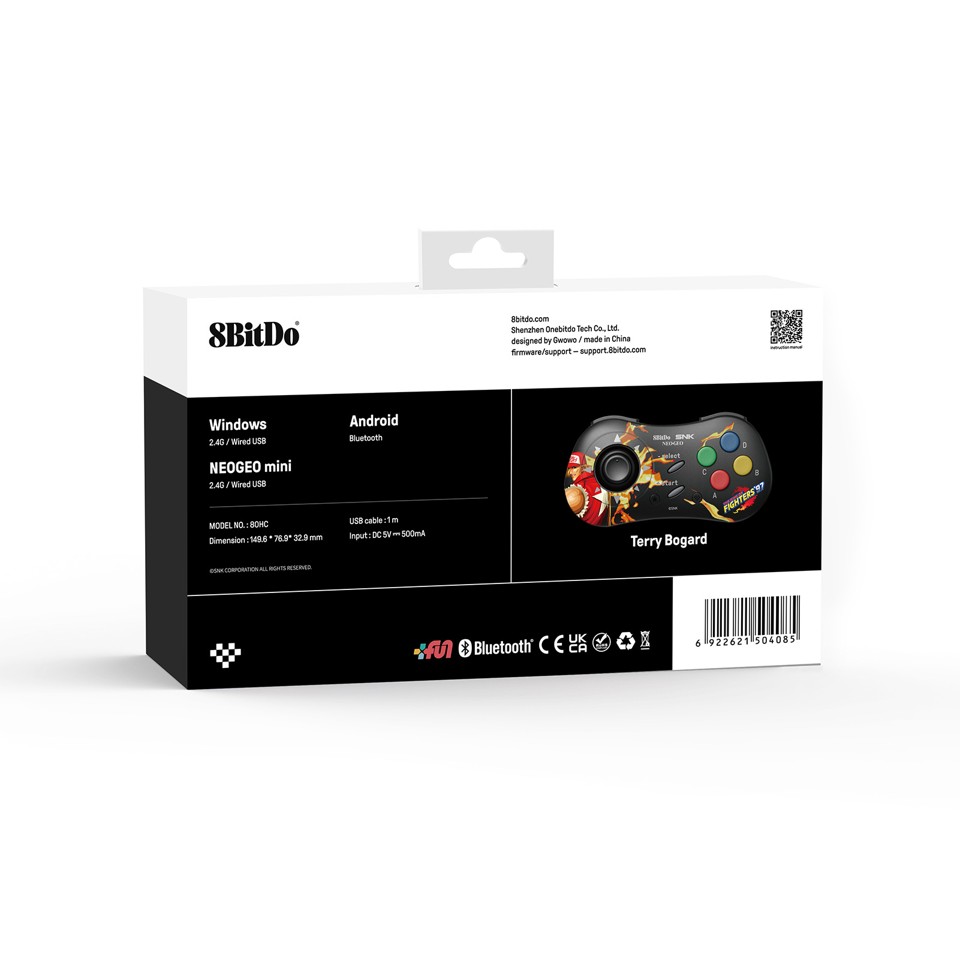 8BitDo NEOGEO Wireless Pad Terry Bogard
