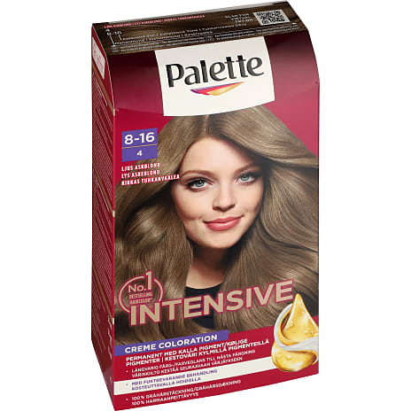 Permanent hårfarve 8-16 Light Ash Blonde m. naturlige olier
