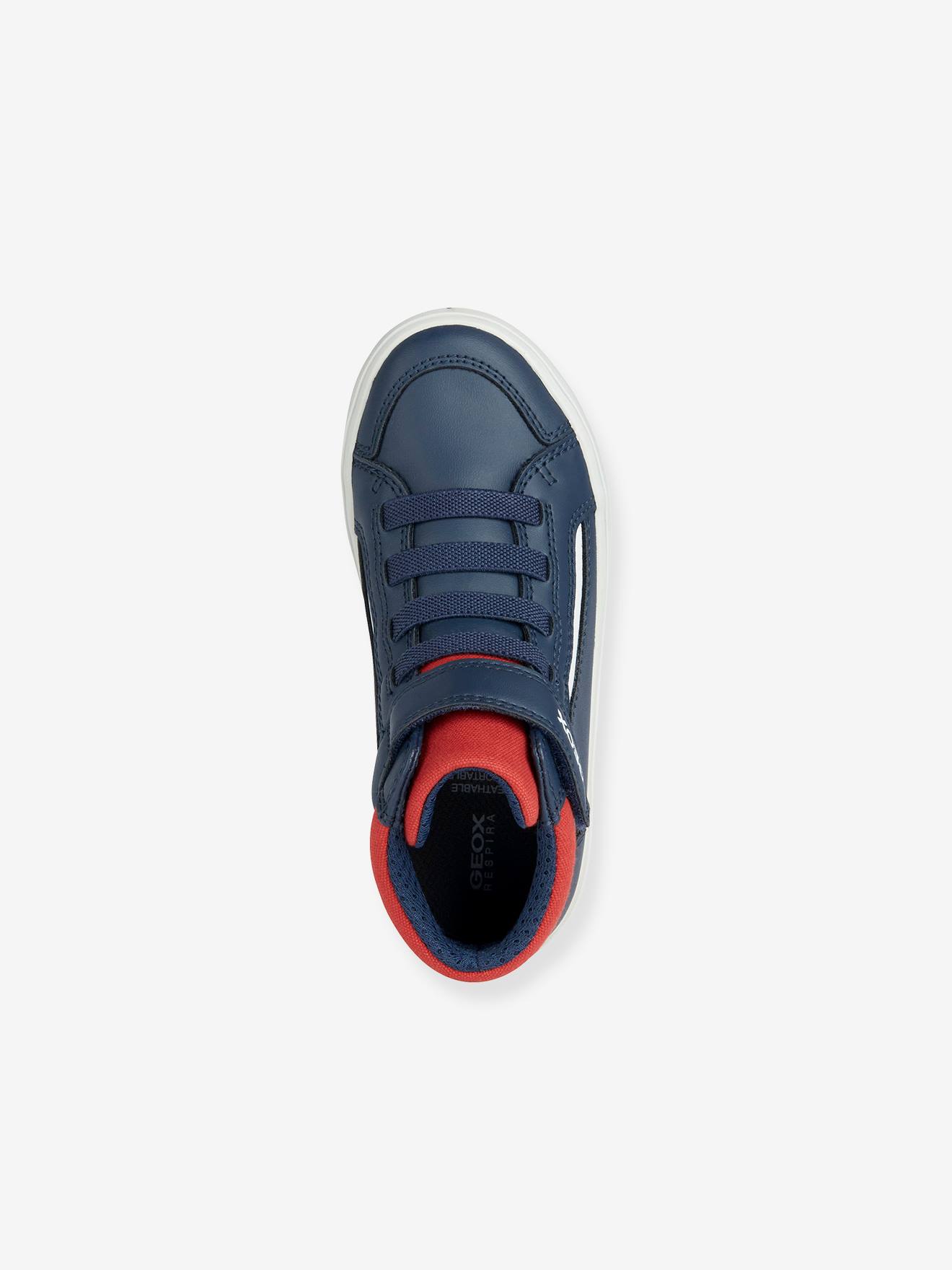 Tênis esportivo de cano alto Geox® J Gisli para meninos, vermelho